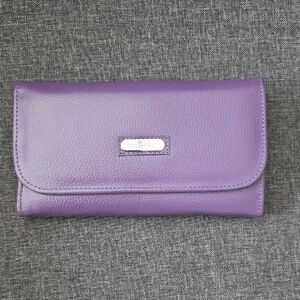 Purple Tri-fold Wallet